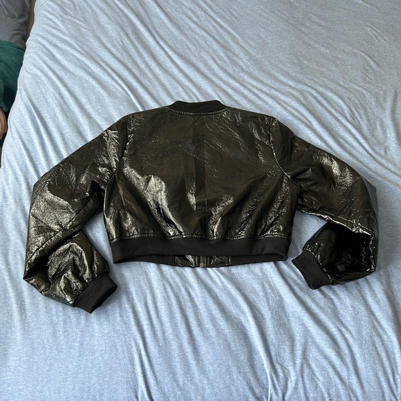 Simons Patent Leather Jacket - Picture 2 of 6